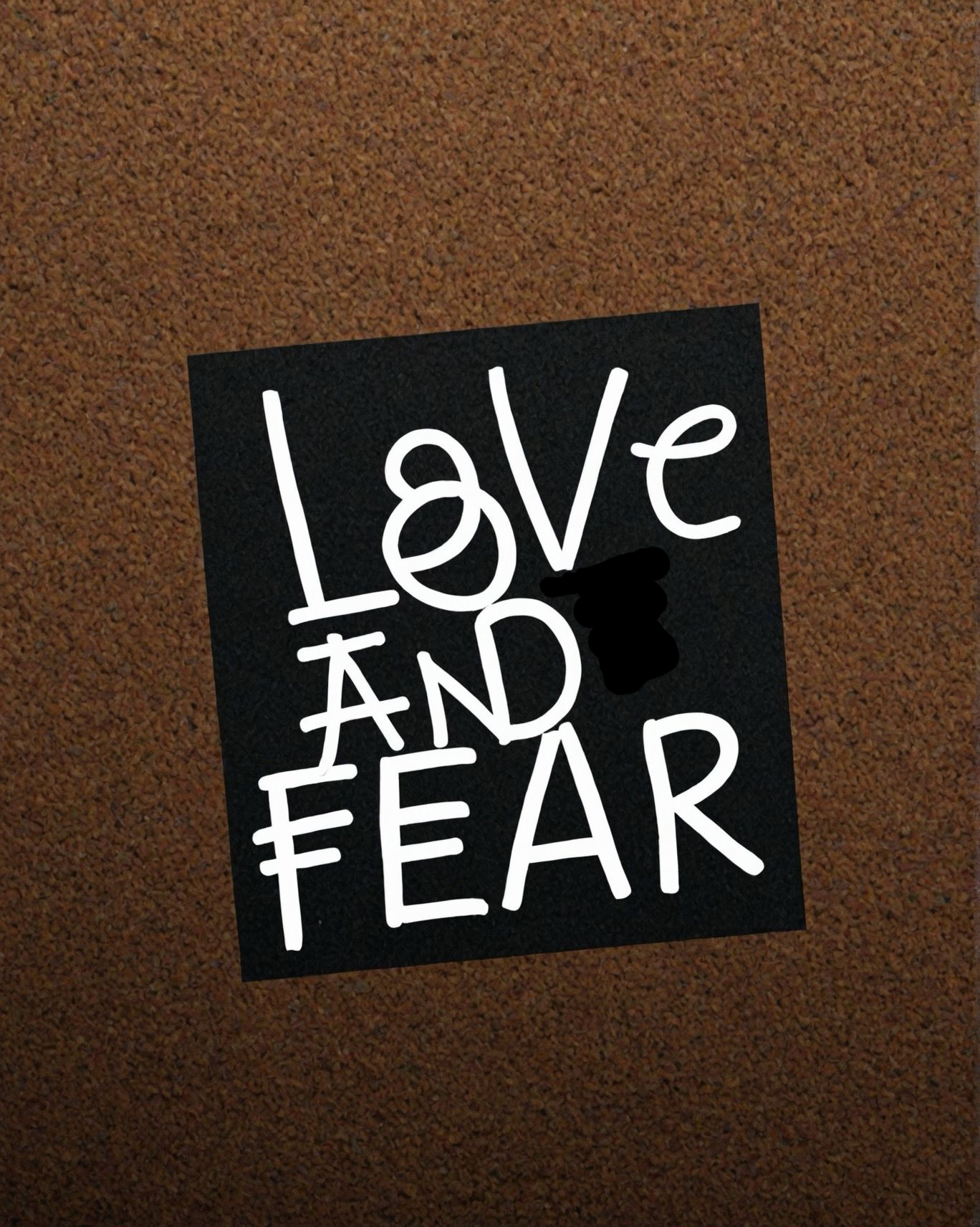 Die Liebe und die Angst (Love and Fear)